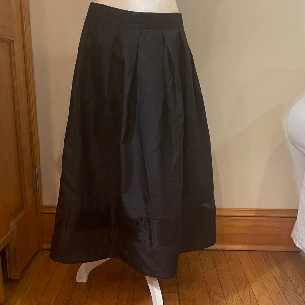 Chetta B Black A-Line Skirt